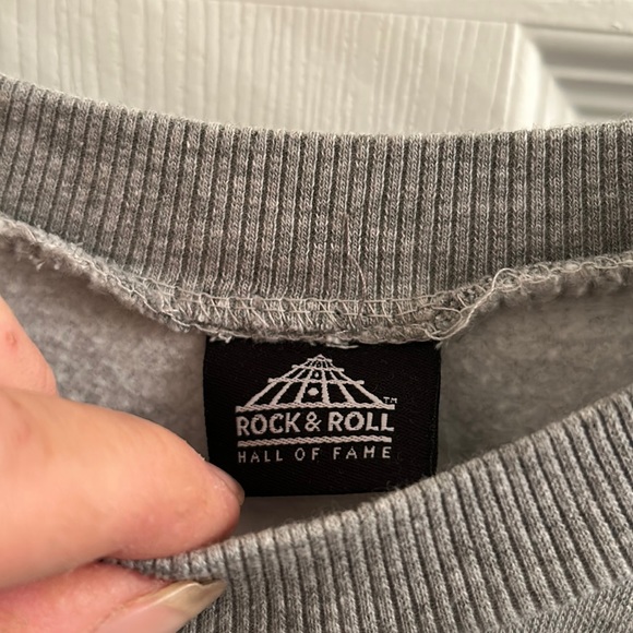 Vtg Rock & Roll Hall of Fame 90s Single StitchLong Live Rock” Spirit Sweatshirt - Picture 4 of 8